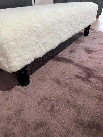 cuddle fabric off white Footrest