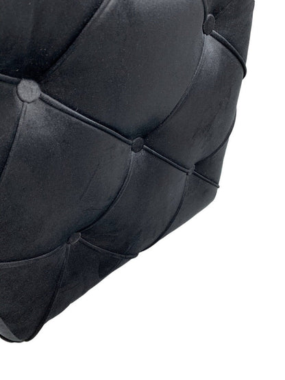 Buy Black Square Ottoman Cube Deep Buttoned Coffee Table