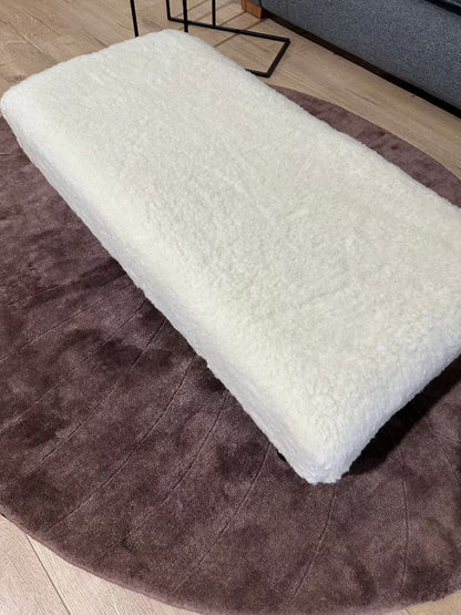 cuddle fabric off white Seating bench