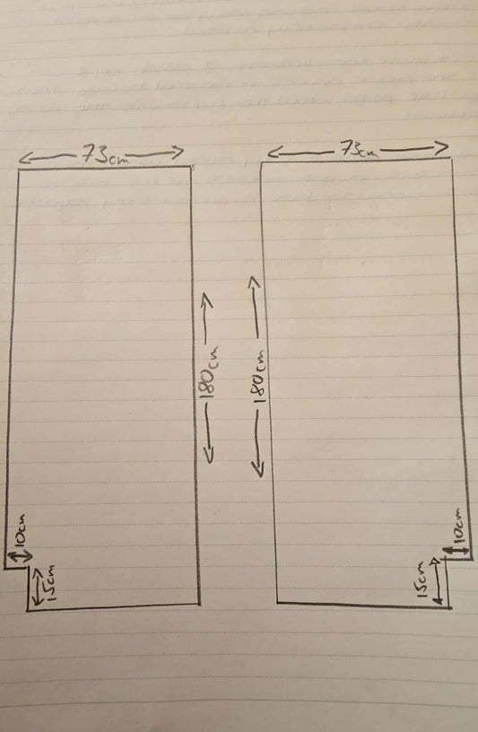 Made to measure camper mattress x2