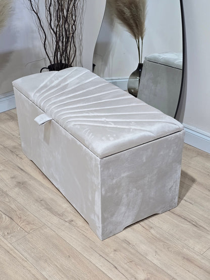 sunshine bedroom Ottoman deep bedroom storage box bench seat